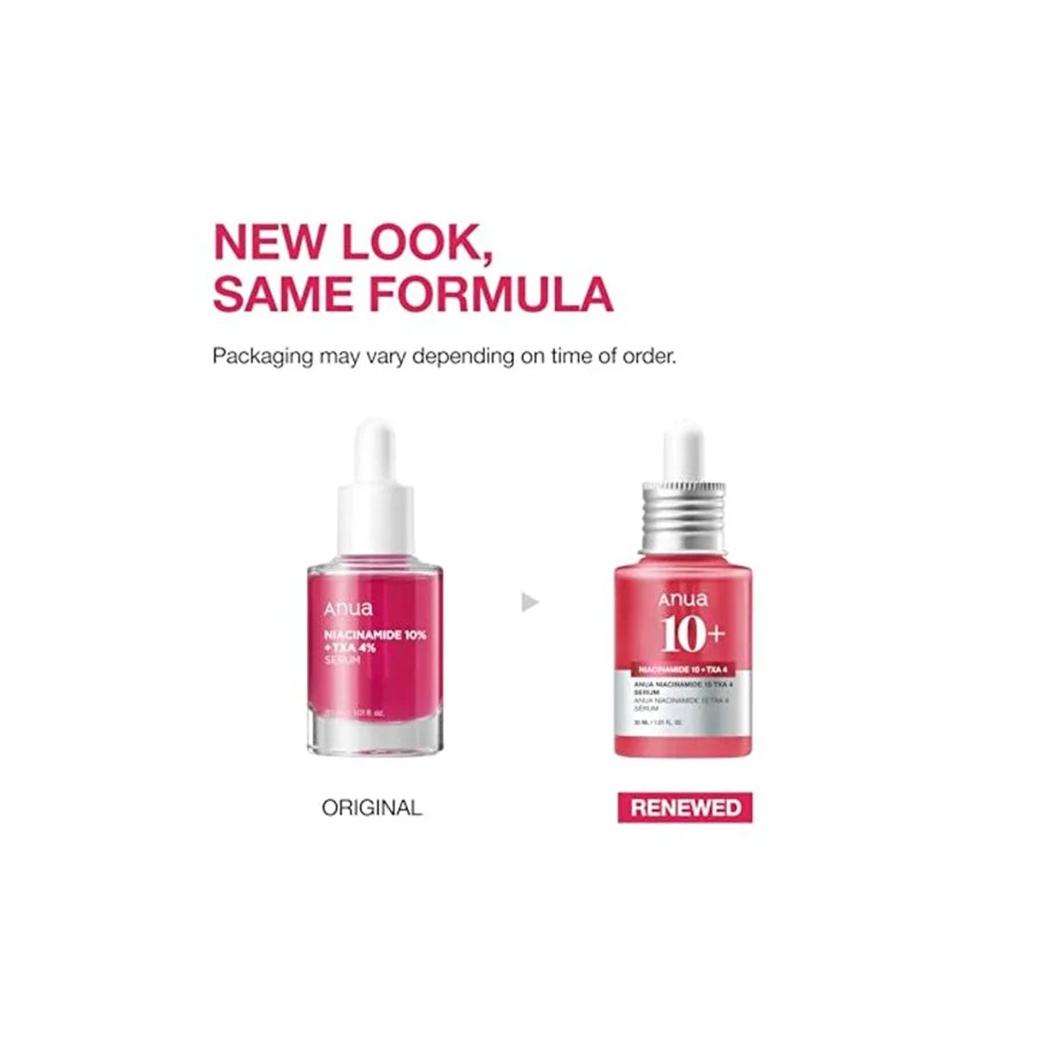 ANUA Pink Serum Duo for Glass Skin: Niacinamide + Tranexamic Acid Peach Niacinamide Serum