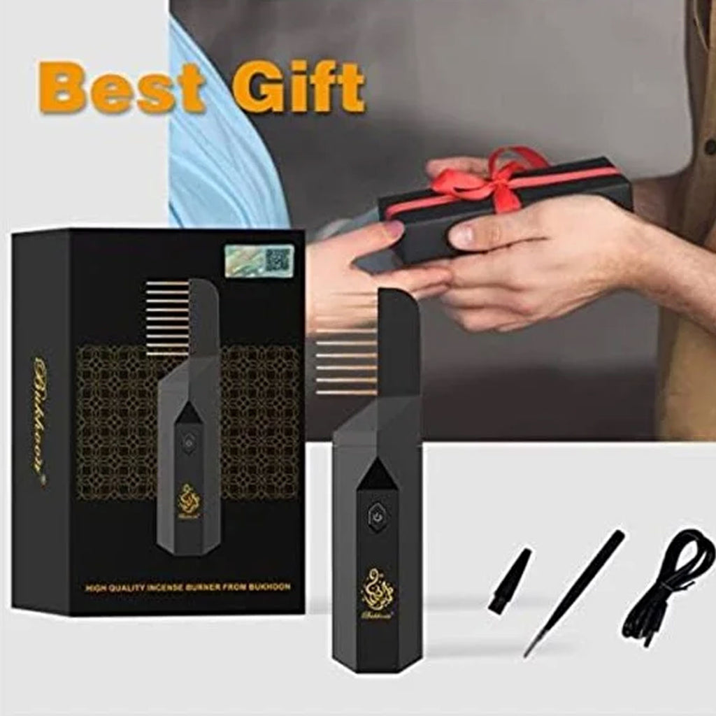 LMEKAQUZ Portable Electric Bakhoor, Rechargeable Burner, USB Aroma Diffuser Electric Arabic Incense