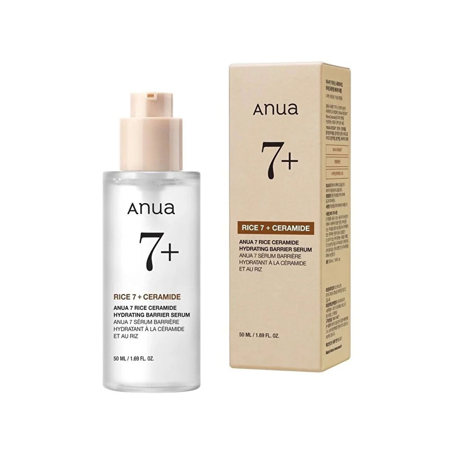 ANUA 7 Rice Ceramide Hydrating Barrier Serum 50 ml