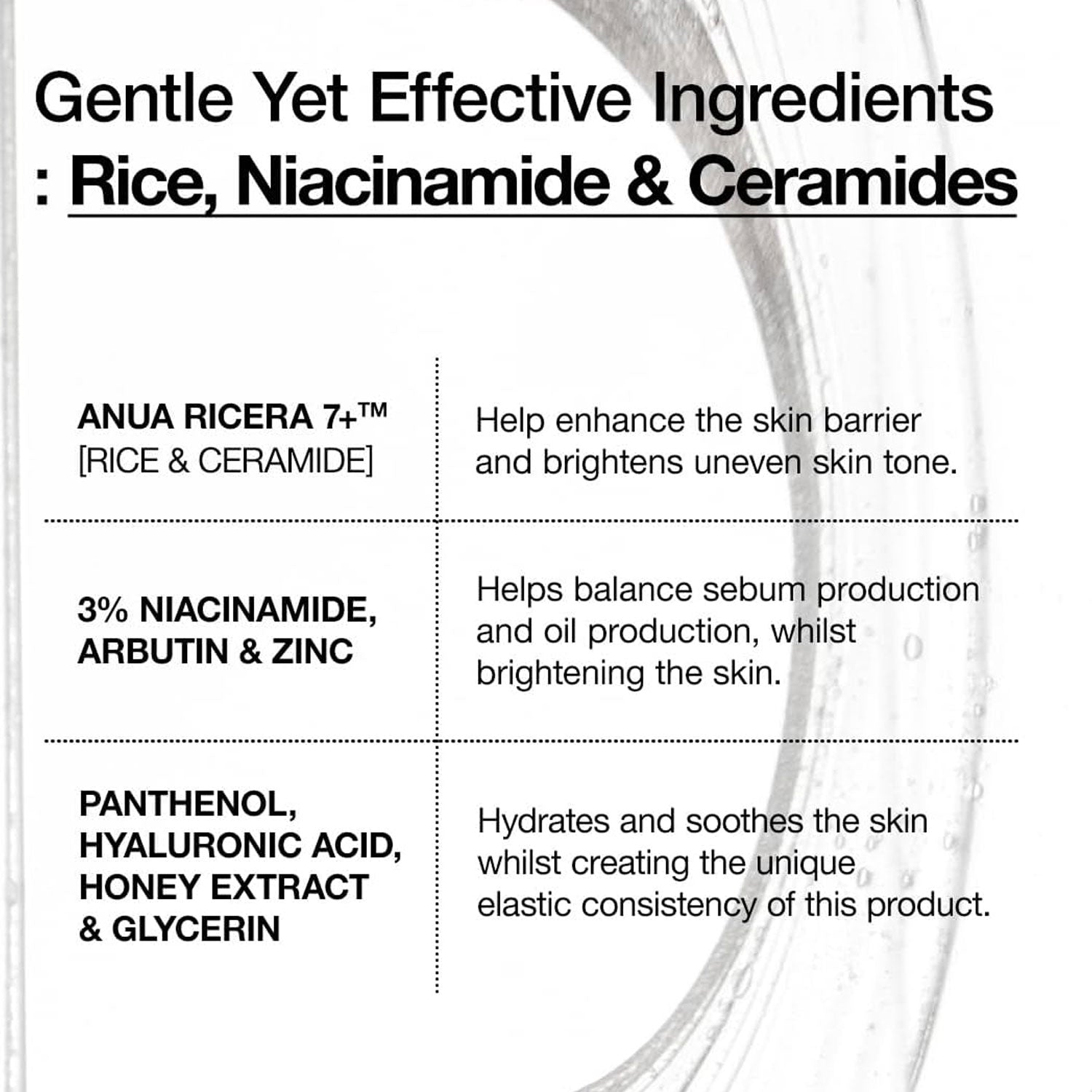 ANUA Rice Ceramide 7 Hydrating Barrier Serum