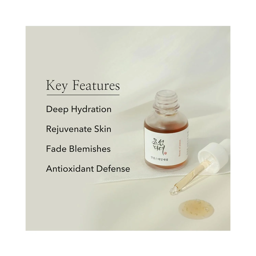 Beauty of Joseon Revive Serum Snail Mucin Ginseng Hydrating Repairing Peptide Facial Moisturizer