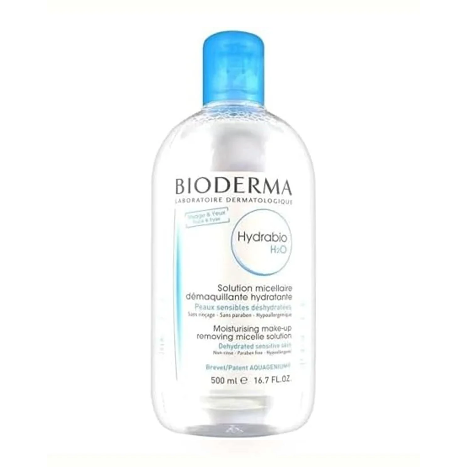 Bioderma HYDRABIO H2O Micellar Water Makeup Remover 500m