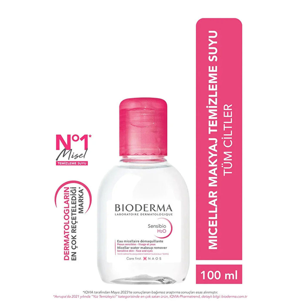 Bioderma Sensibio H2O Micellar Make-Up Cleansing Water for Sensitive and Normal Skin 100 ml