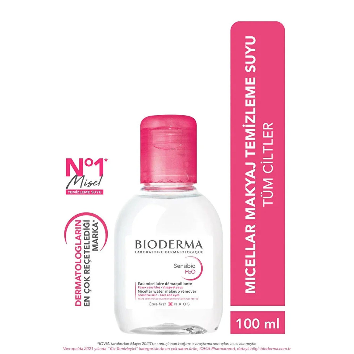 Bioderma Sensibio H2O Micellar Make-Up Cleansing Water for Sensitive and Normal Skin 100 ml
