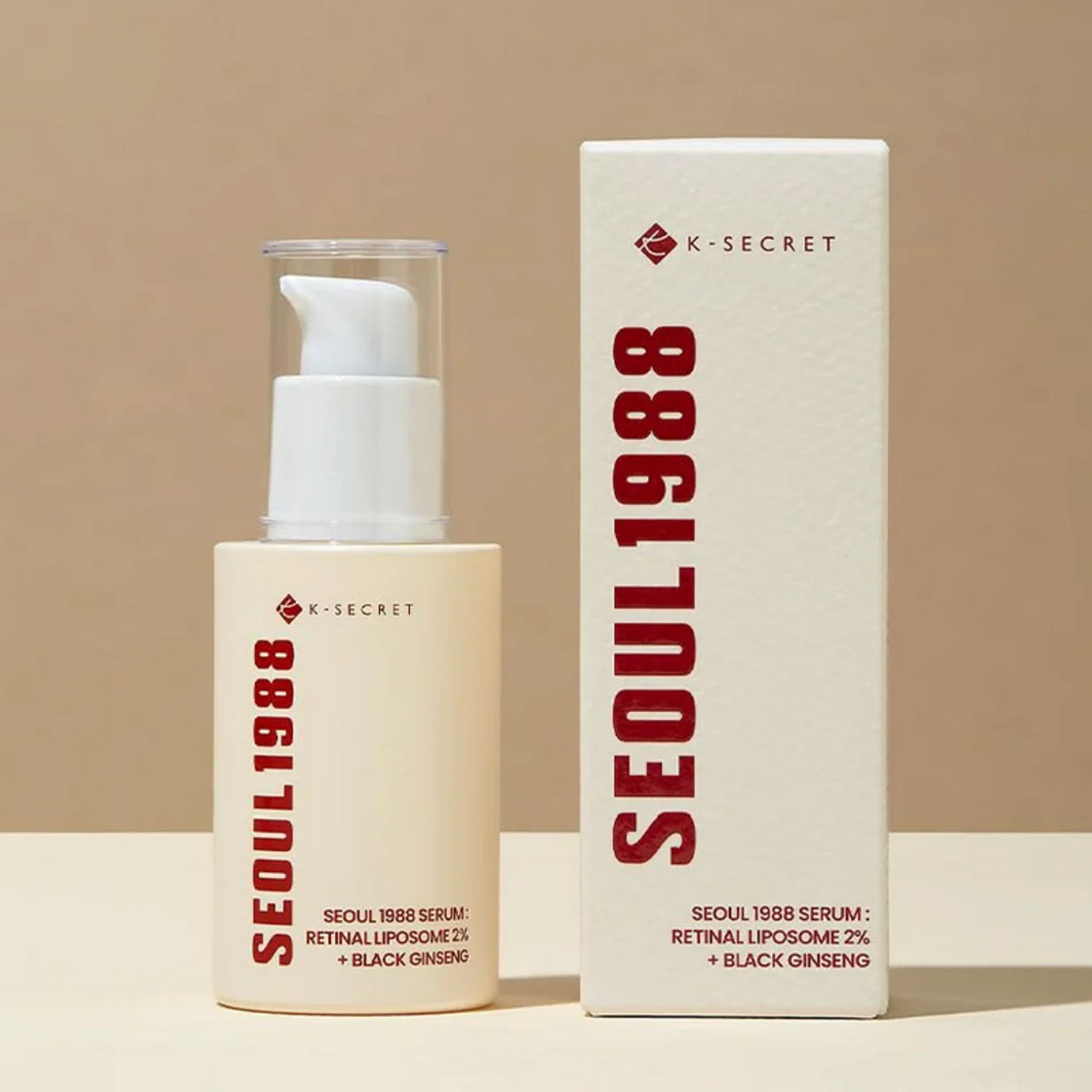 KSECRET SEOUL 1988 Serum : Retinal Liposome 2% + Black Ginseng 30ml
