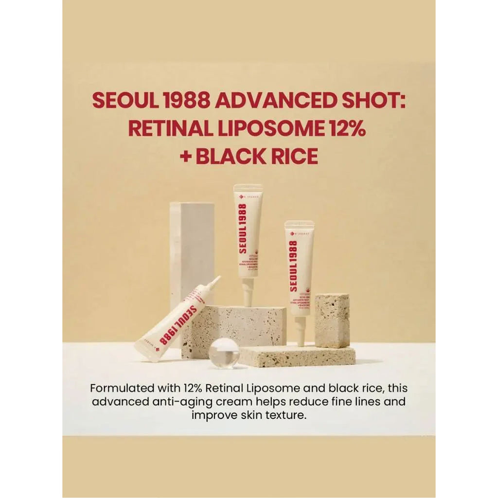 K-SECRET SEOUL 1988 Advanced Shot: Retinal Liposome 12% + Black Rice