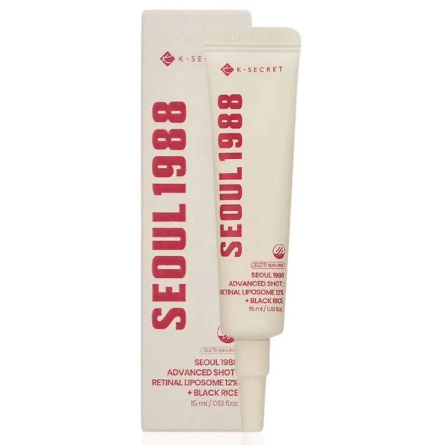 K-SECRET SEOUL 1988 Advanced Shot: Retinal Liposome 12% + Black Rice