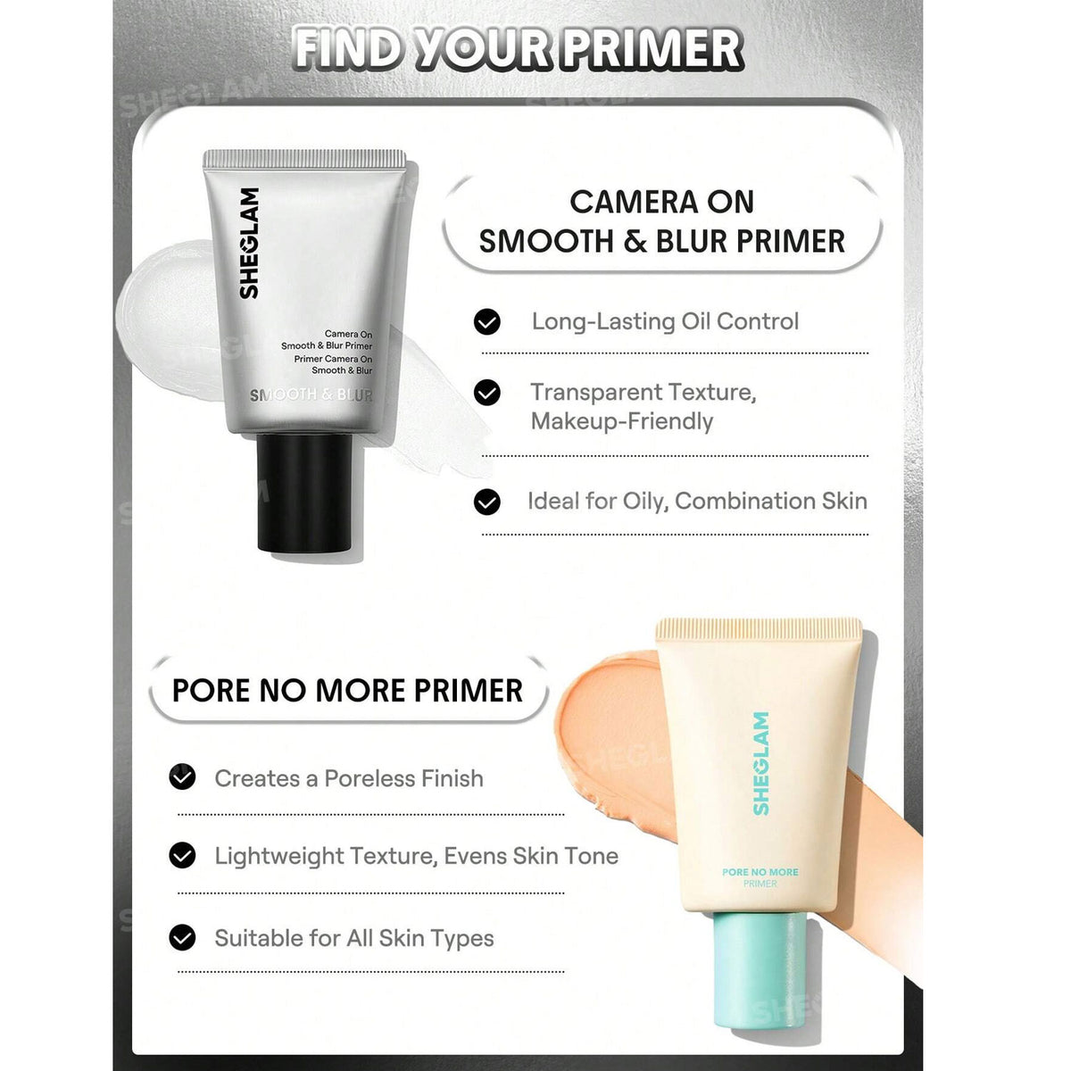 Camera On Smooth & Blur Primer