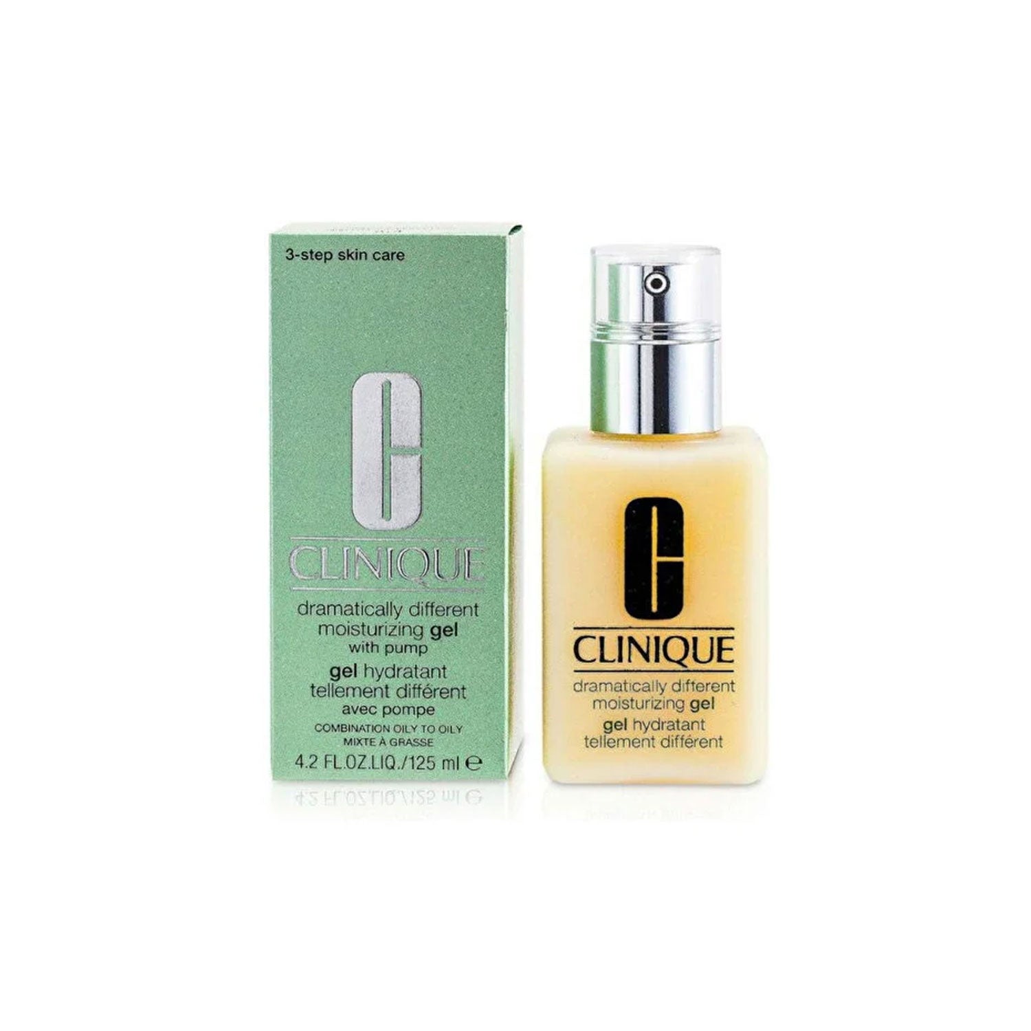 Clinique Dramatically Different Moisturizing Gel with Pump – 4.2 oz (Combination/Oily Skin)