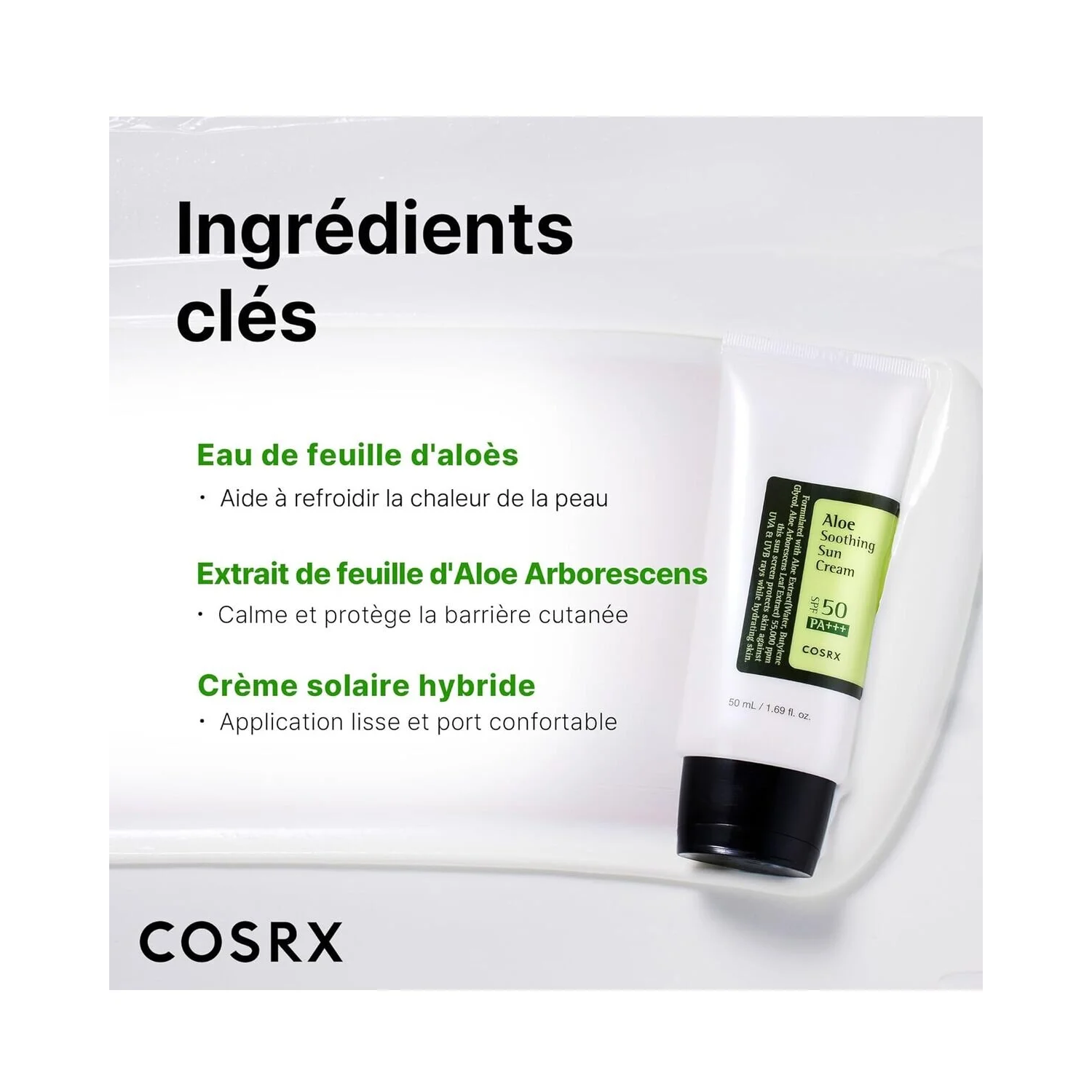 Cosrx Aloe Soothing Sun Cream SPF50 PA+++ 50 ML