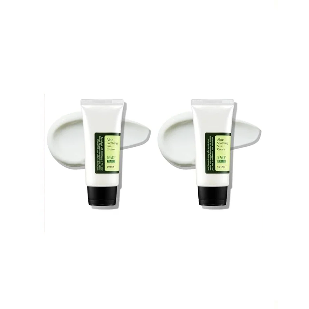 Cosrx Aloe Soothing Sun Cream SPF50 PA+++ 50 ML (Pack of 2)