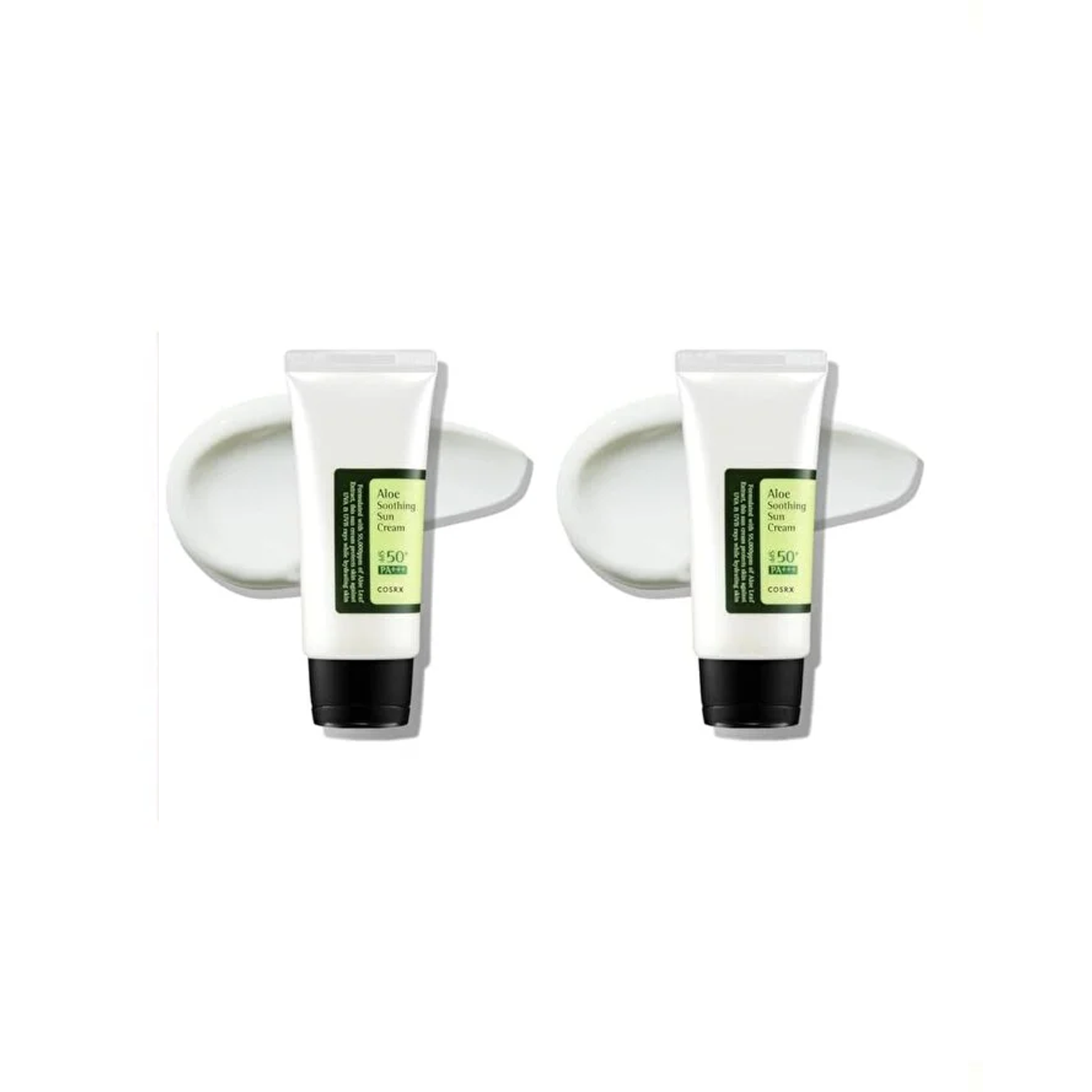 Cosrx Aloe Soothing Sun Cream SPF50 PA+++ 50 ML (Pack of 2)