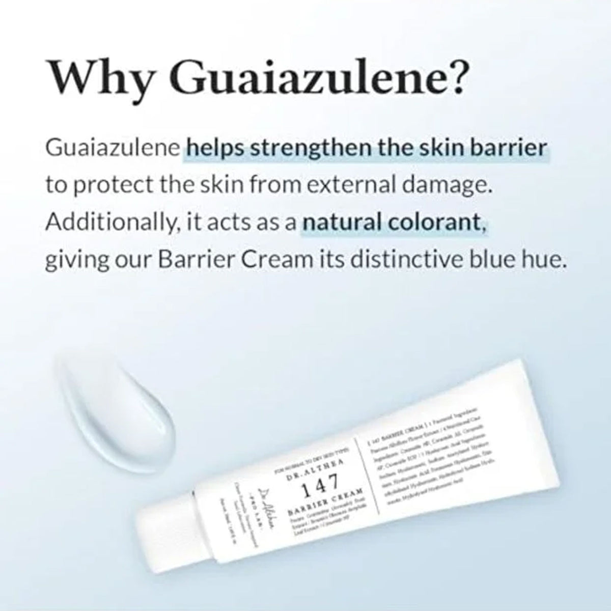 Dr. Althea Dr.Althea 147 Barrier Cream | Daily Skin Barrier Repair Care | Deep Hydrating with Hyaluronic Acid &