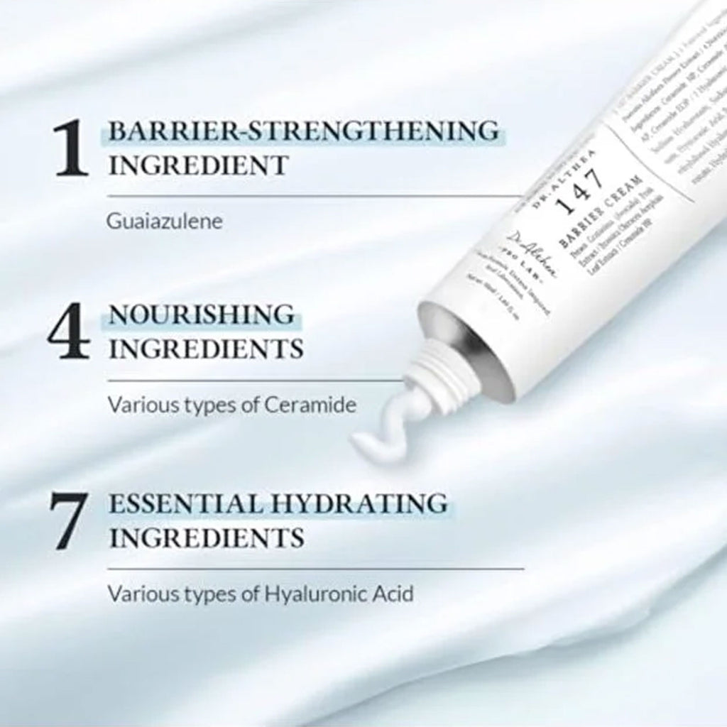 Dr. Althea Dr.Althea 147 Barrier Cream | Daily Skin Barrier Repair Care | Deep Hydrating with Hyaluronic Acid &