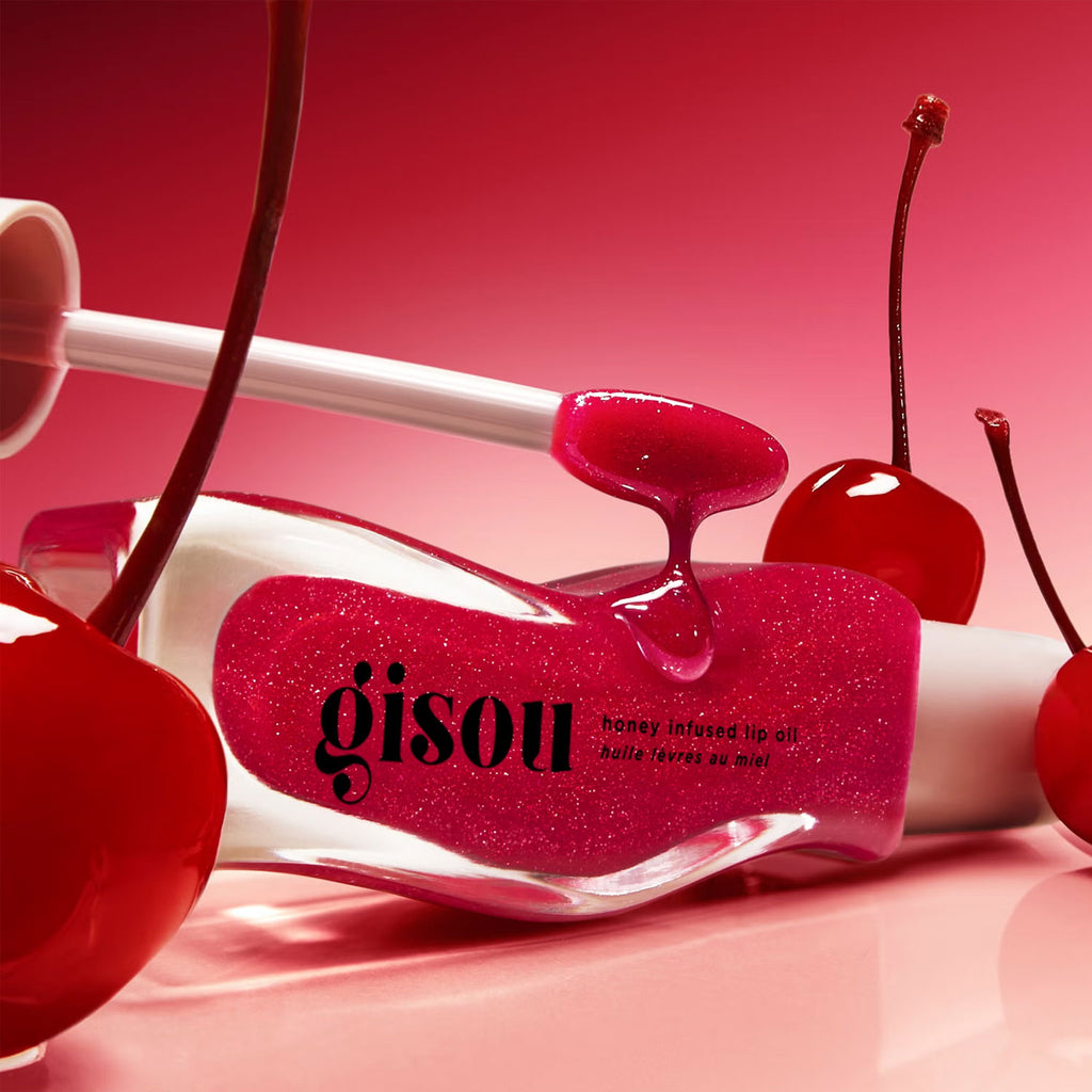 Gisou Honey Infused Lip Oil 8ml - Cherry on the Cake