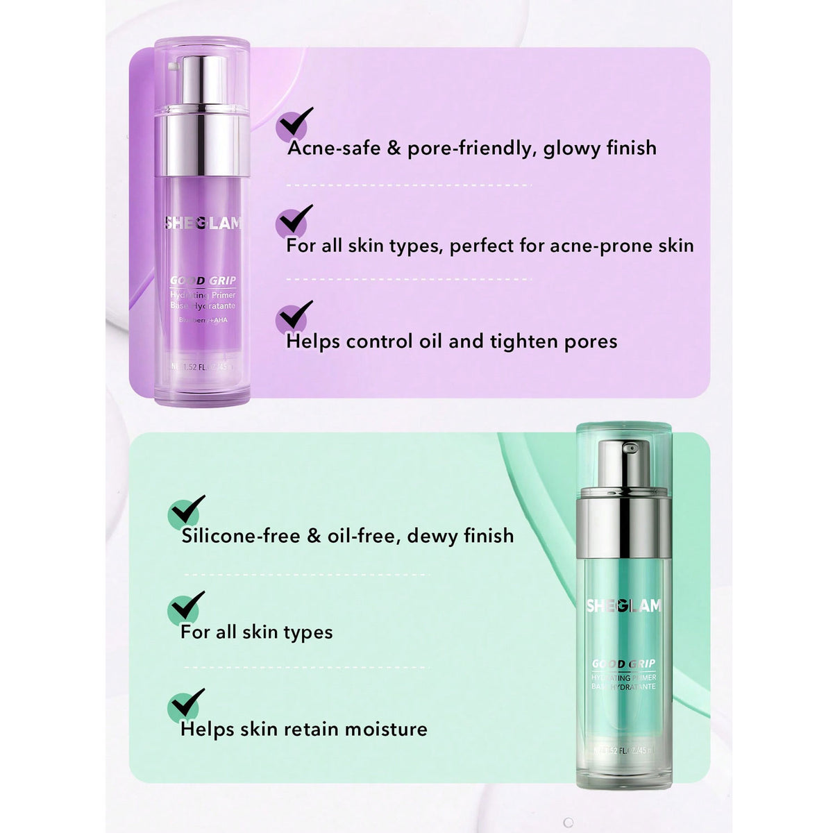 Good Grip Hydrating Primer-Blueberry + AHA