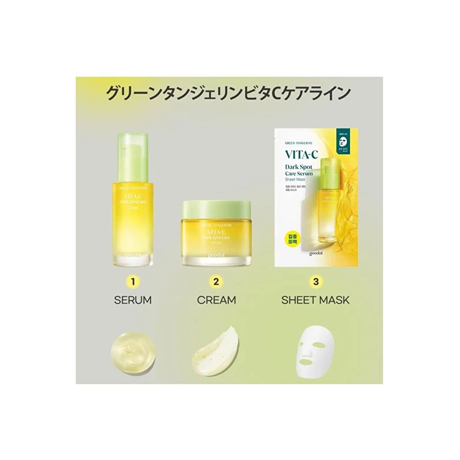 Goodal Goodal Green Tangerine Vitamin-C Dark Spot Serum for Sensitive Skin | Niacinamide-40ml/1.35fl.oz