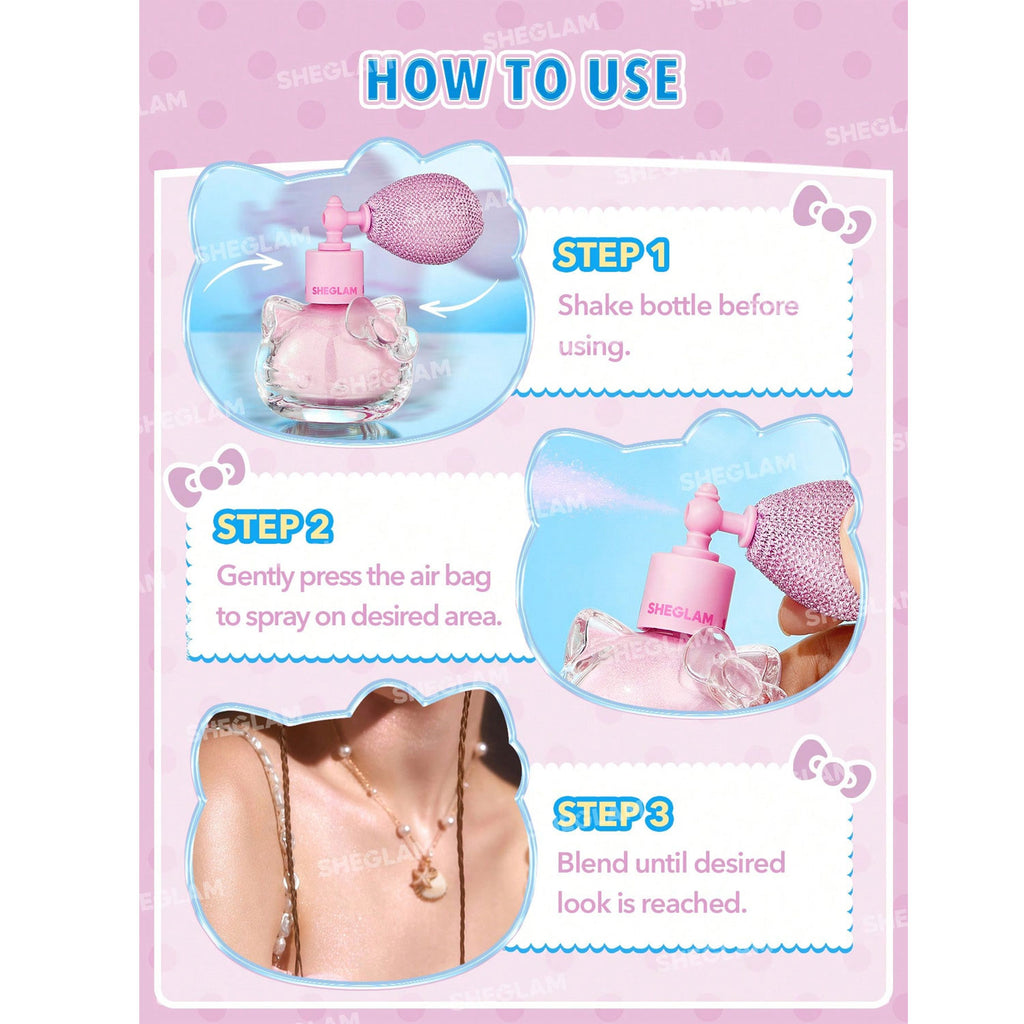 Hello Kitty｜SHEGLAM Bow-Utiful Highlighting Body Mist-Kitty Glow