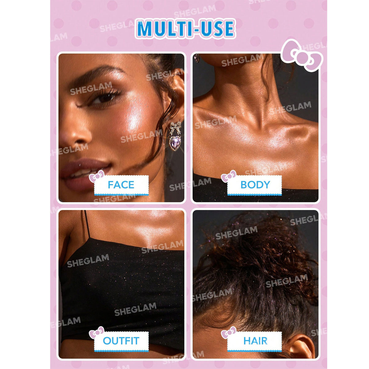 Hello Kitty｜SHEGLAM Bow-Utiful Highlighting Body Mist-Kitty Glow