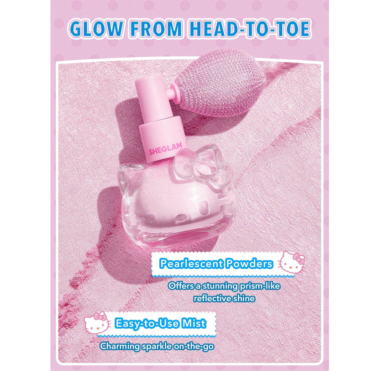 Hello Kitty｜SHEGLAM Bow-Utiful Highlighting Body Mist-Kitty Glow