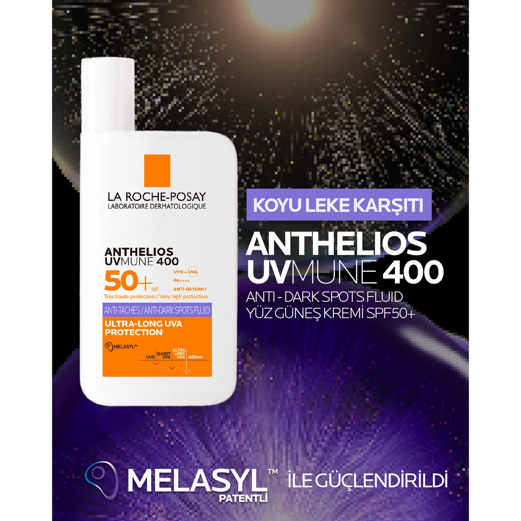 La Roche Posay Anthelıos Uvmune 400 Anti-dark Spots Fluid Spf50 Yüz Güneş Kremi 50 ml