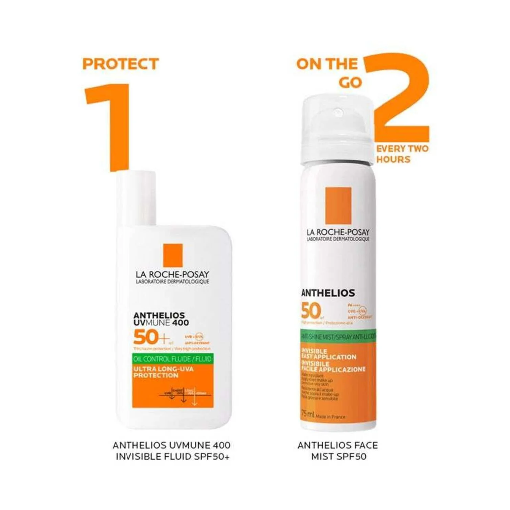 La Roche Posay Anthelios Uvmune 400 Oil Control Invisible Fluid Sunscreen Spf 50+ 50ml
