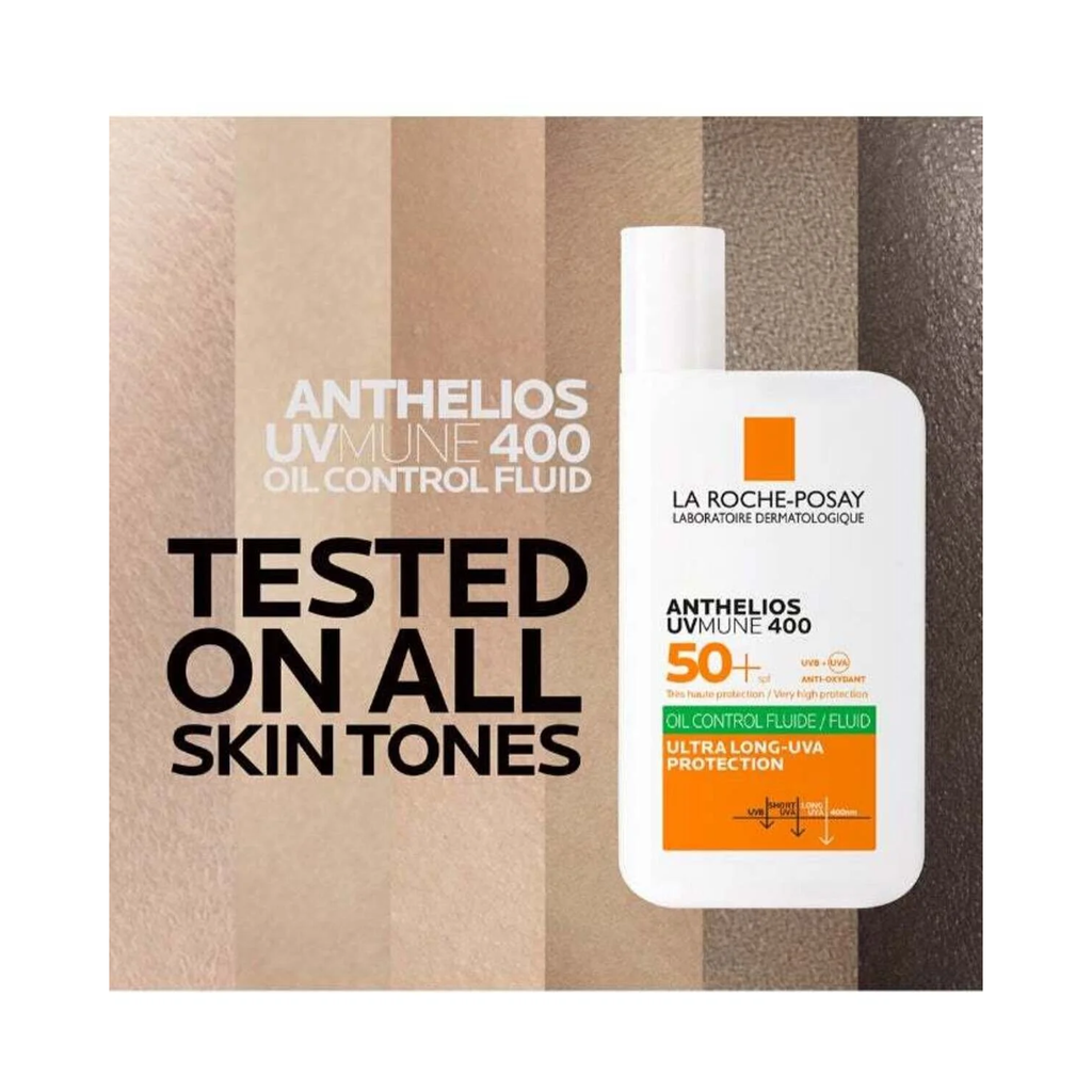La Roche Posay Anthelios Uvmune 400 Oil Control Invisible Fluid Sunscreen Spf 50+ 50ml