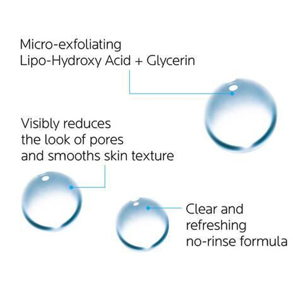 La Roche Posay Effaclar Astringent Face Toner for Oily Skin, with Exfoliating LHAs to Minimize Appearance of Pores and Smooth Skin Texture
