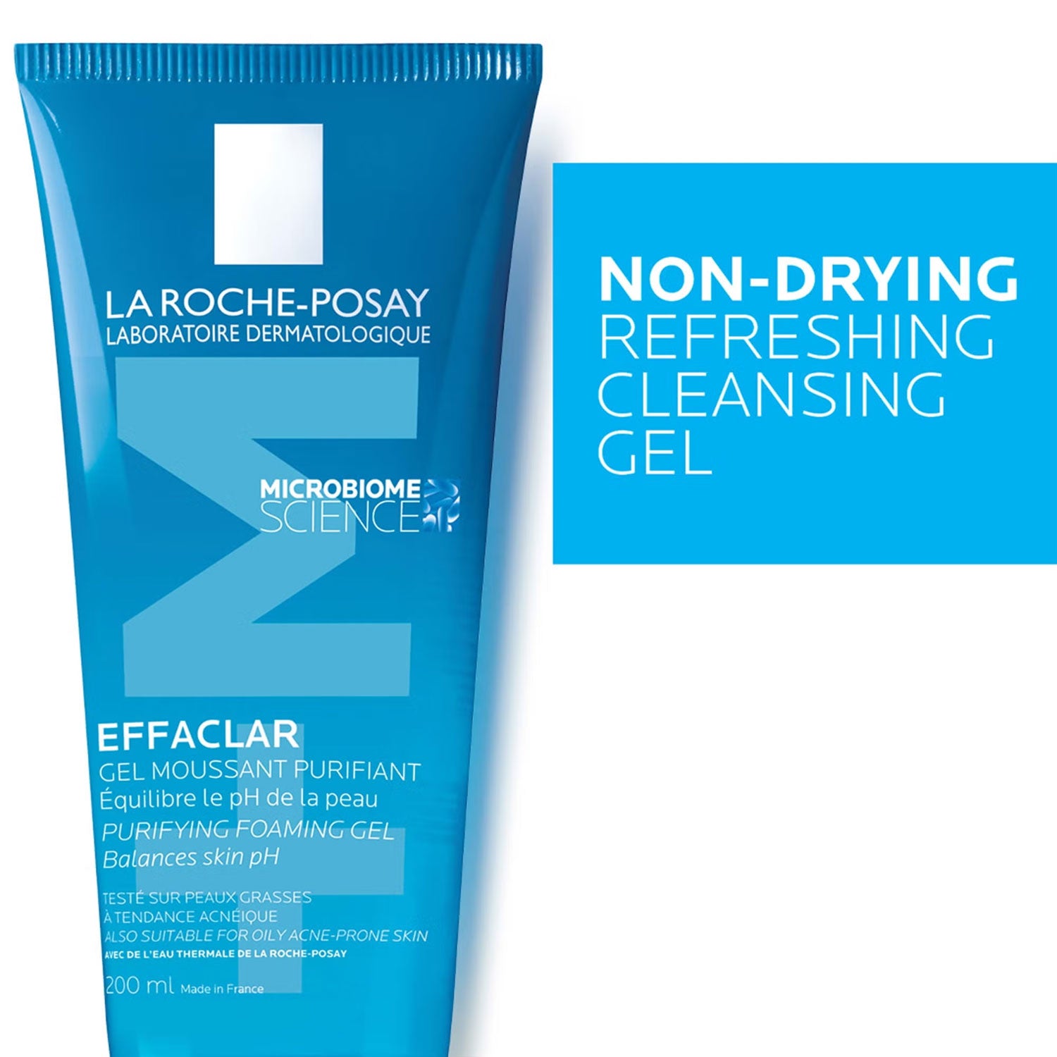 La Roche-Posay Effaclar Purifying Foaming Gel Cleanser for Oily, Blemish-Prone Skin 200ml