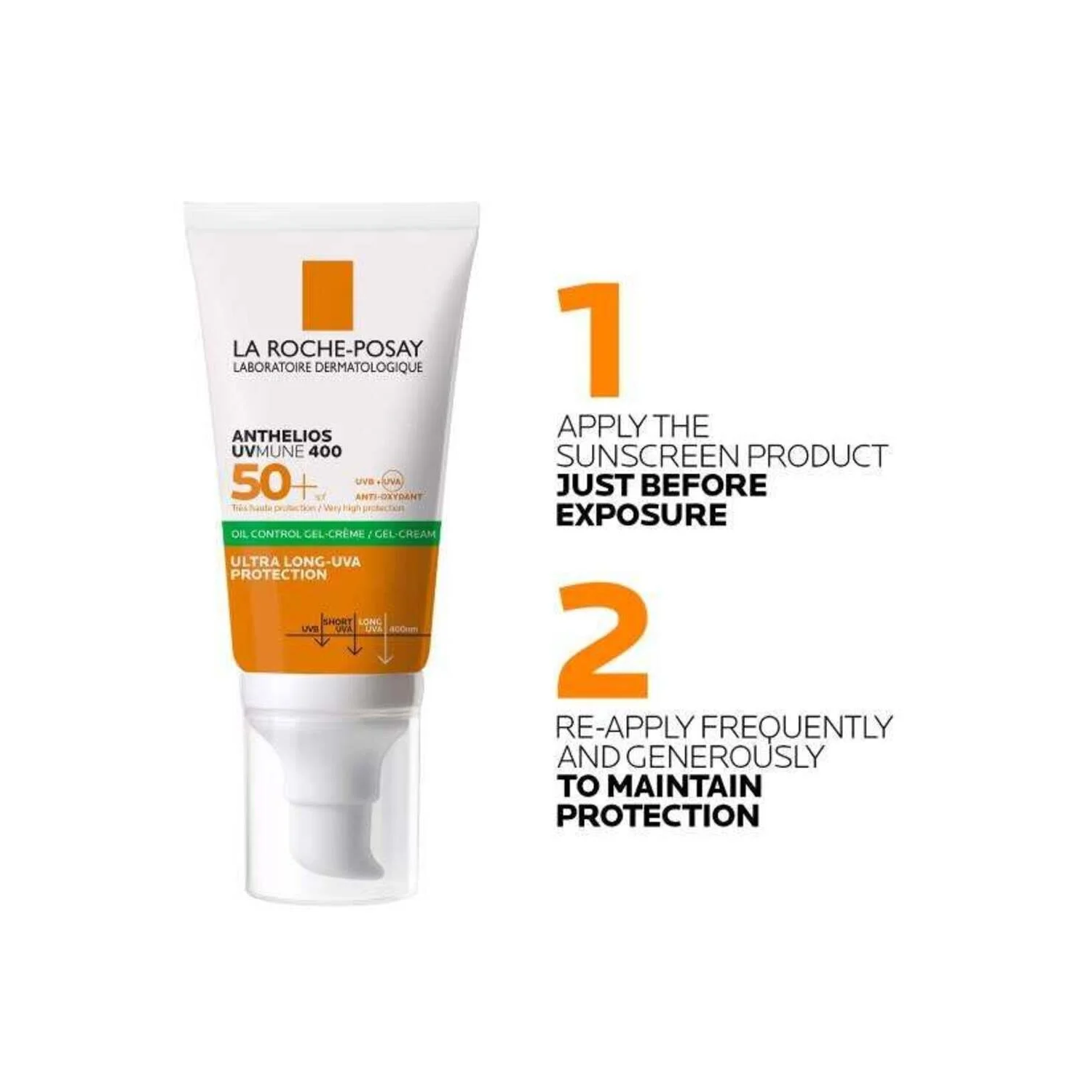 La Roche Posay Innovation Anthelios UVMUNE 400 50+ Oil Control Gel Cream 50ml