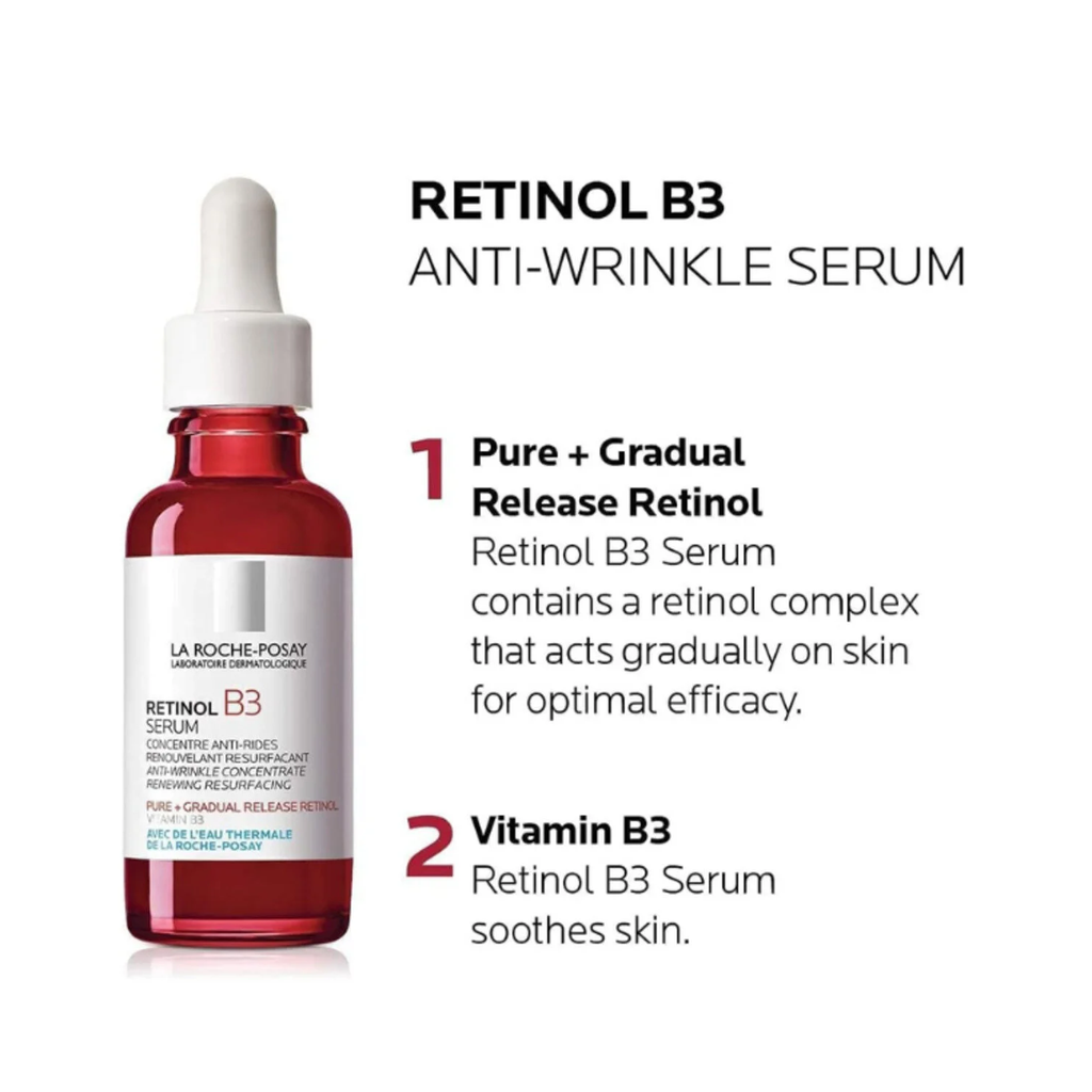 La Roche Posay Retinol B3 Anti-Aging & Wrinkle Serum for All Skin Types – 30ml