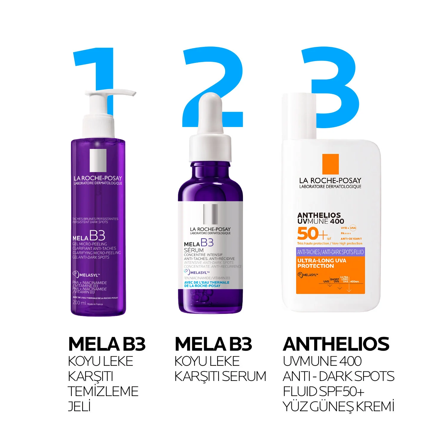 La Roche Posay Anthelıos Uvmune 400 Anti-dark Spots Fluid Spf50 Yüz Güneş Kremi 50 ml