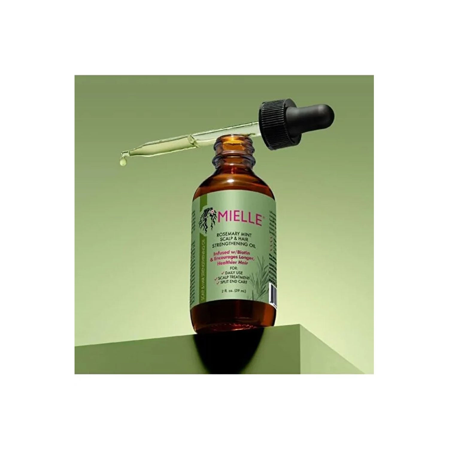 MIELLE MIELLE Rosemary Mint Scalp & Hair Strengthening Oil 59 mL