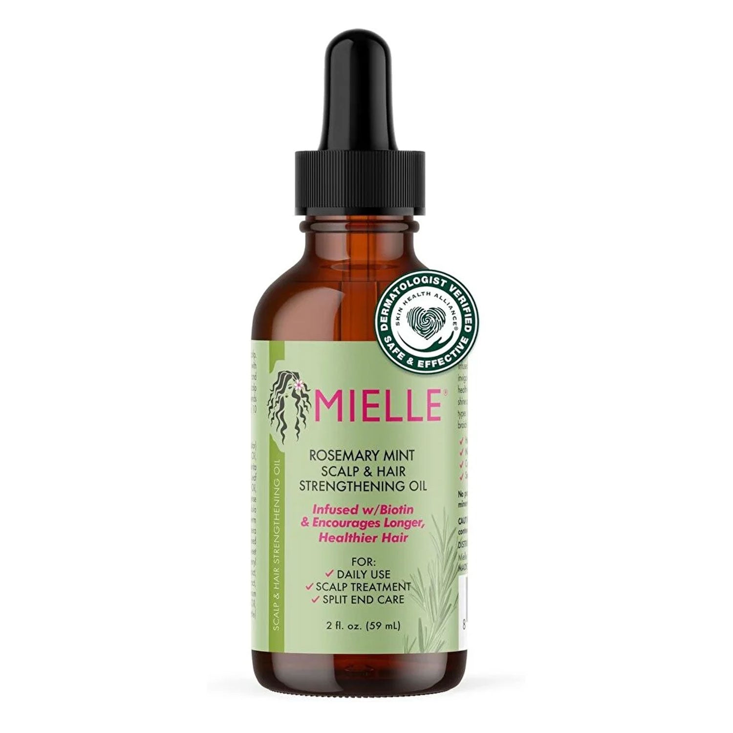 MIELLE MIELLE Rosemary Mint Scalp & Hair Strengthening Oil 59 mL