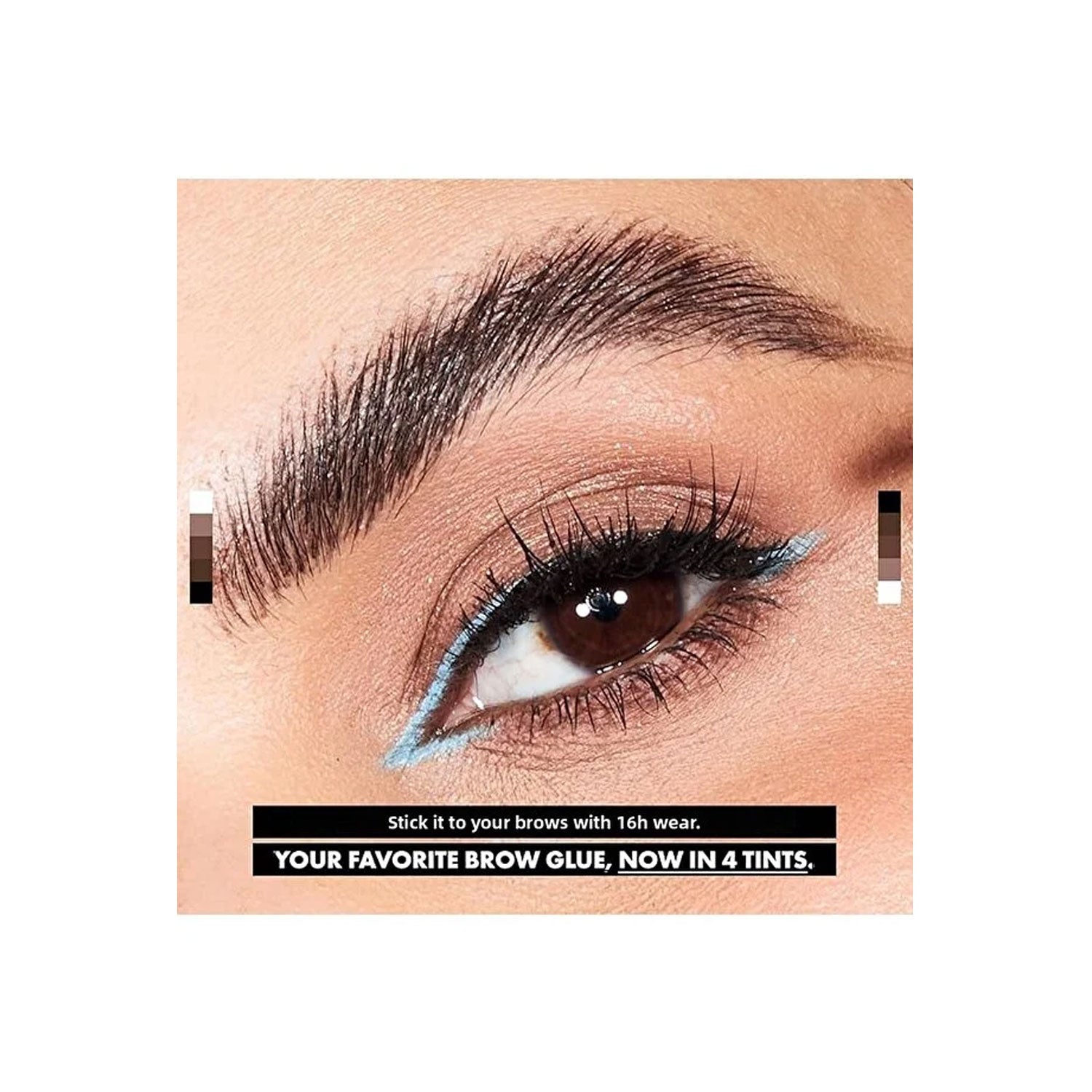 NYX The Brow Glue Extreme Hold Eyebrow Setting Gel, 16 Hour, Vegan, Natural Finish, Brush Applicator