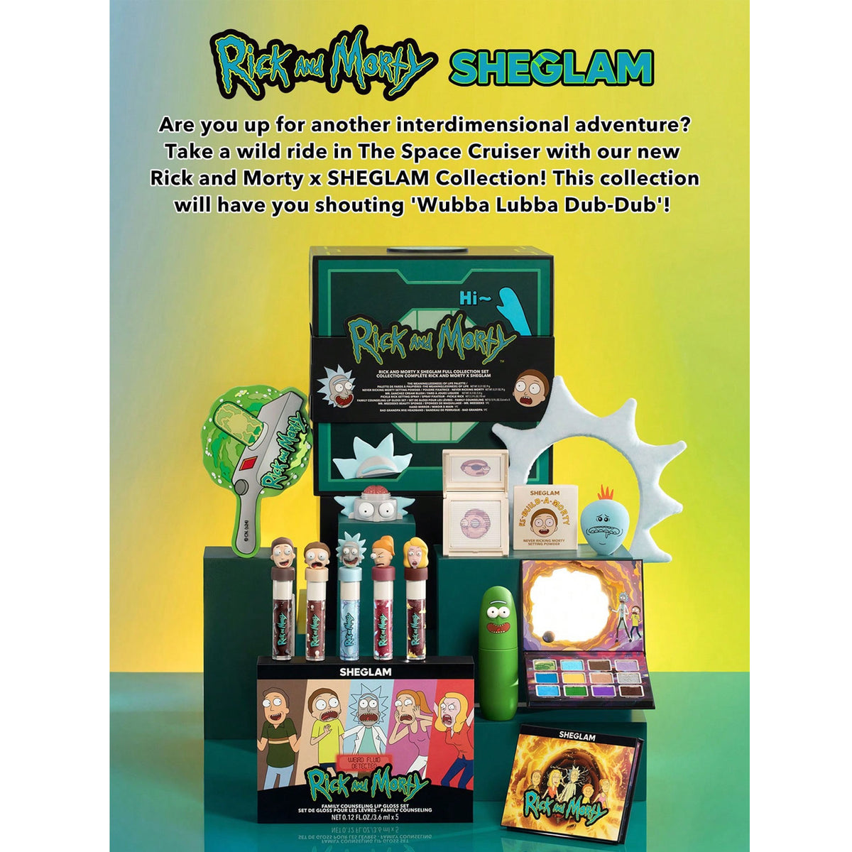 Rick and Morty X SHEGLAM Pickle Rick Setting Spray