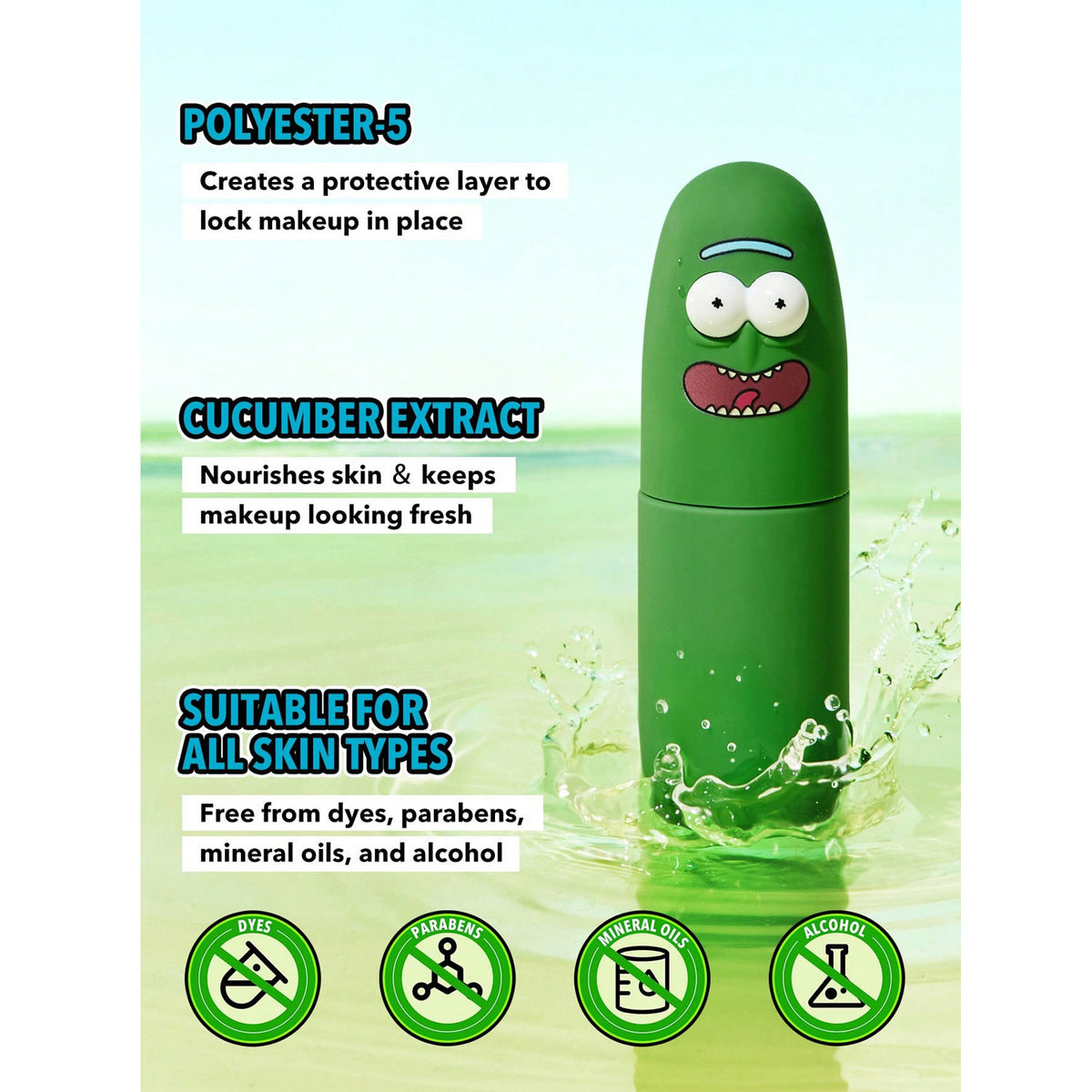 Rick and Morty X SHEGLAM Pickle Rick Setting Spray