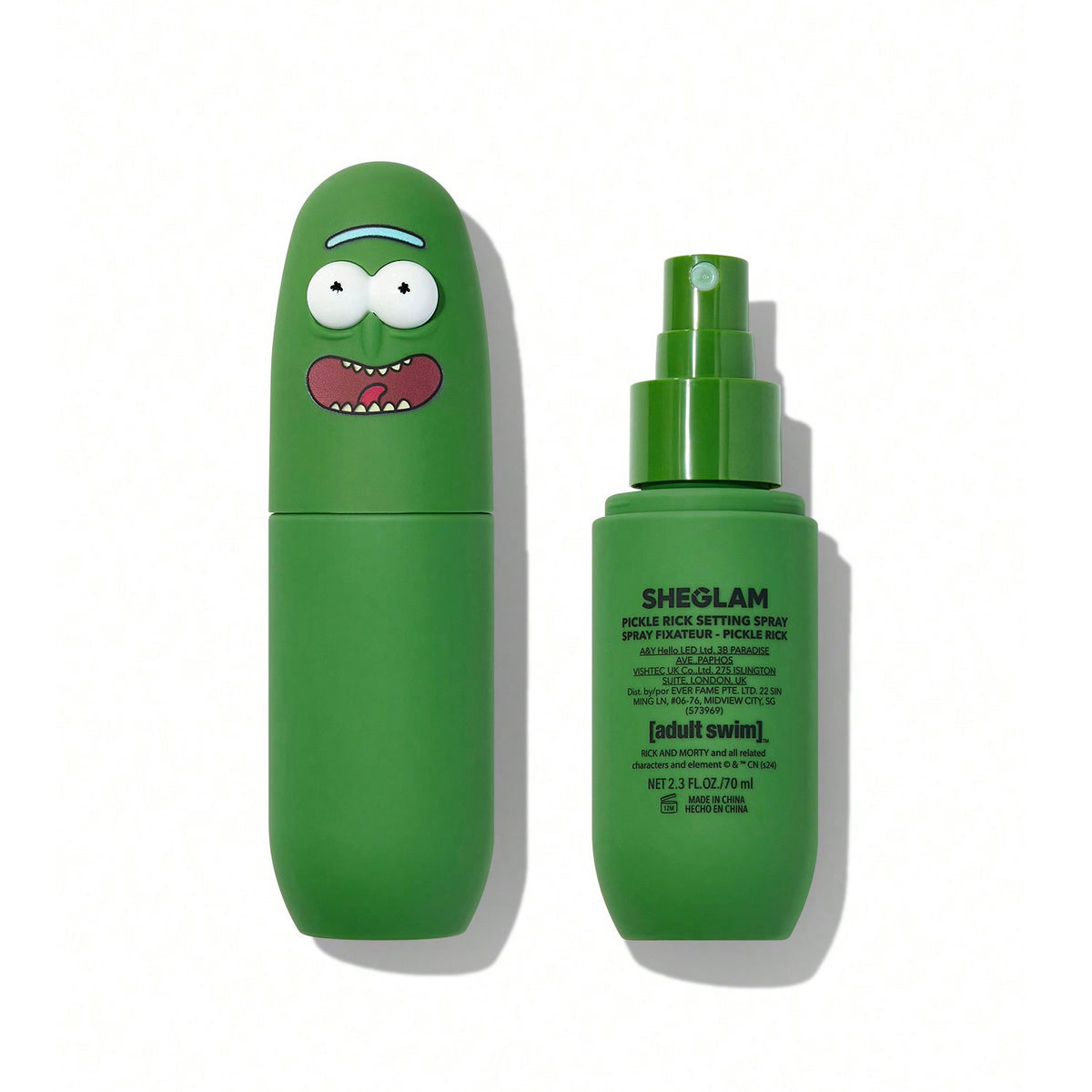 Rick and Morty X SHEGLAM Pickle Rick Setting Spray