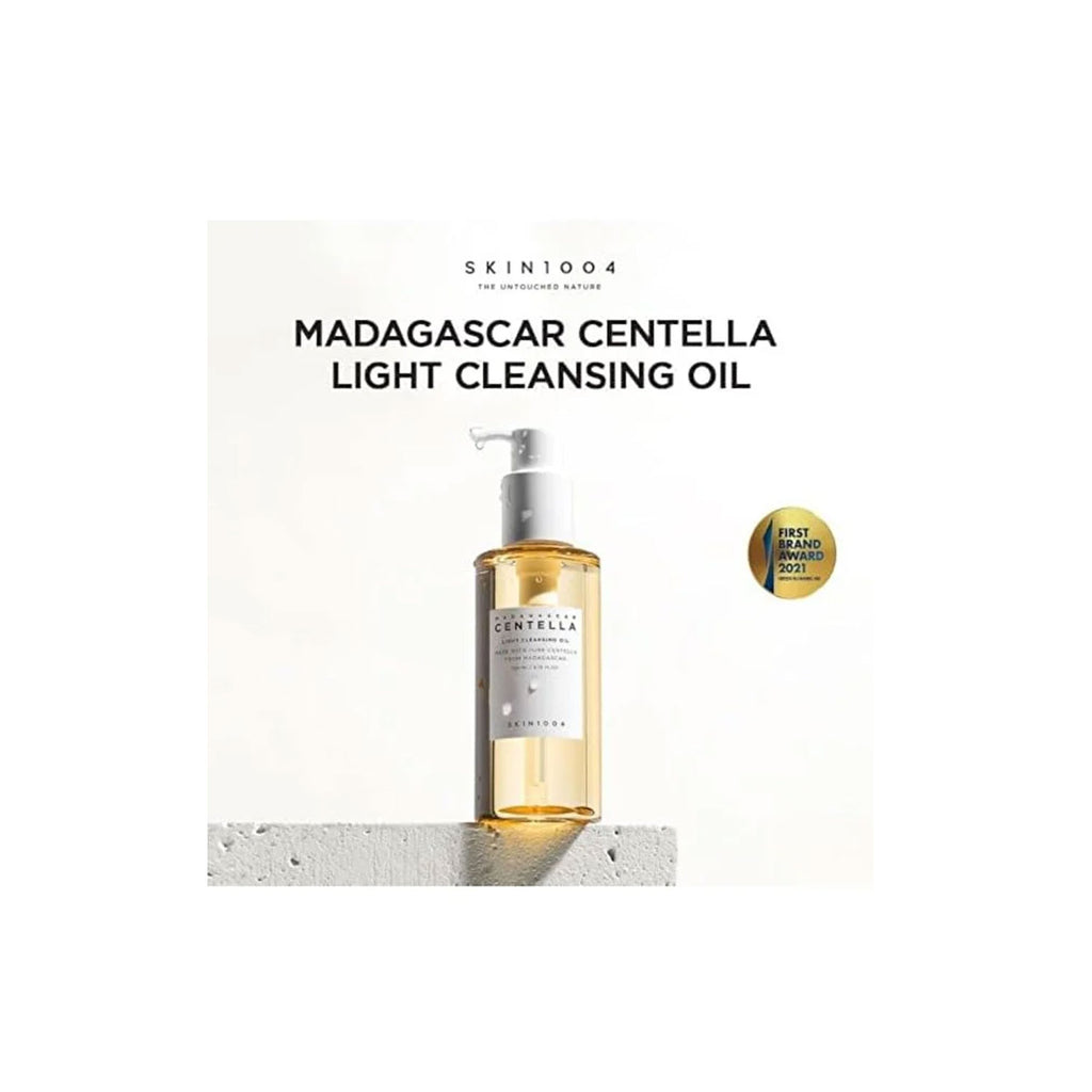 Skin1004 Madagascar Centella Tone Brightening Capsule Ampoule 100ml and Light Cleansing Oil 200ml Bu