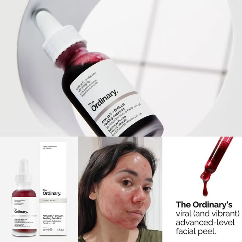 The Ordinary AHA 30% & BHA 2% Peeling Solution For Brighter Skin 30ml