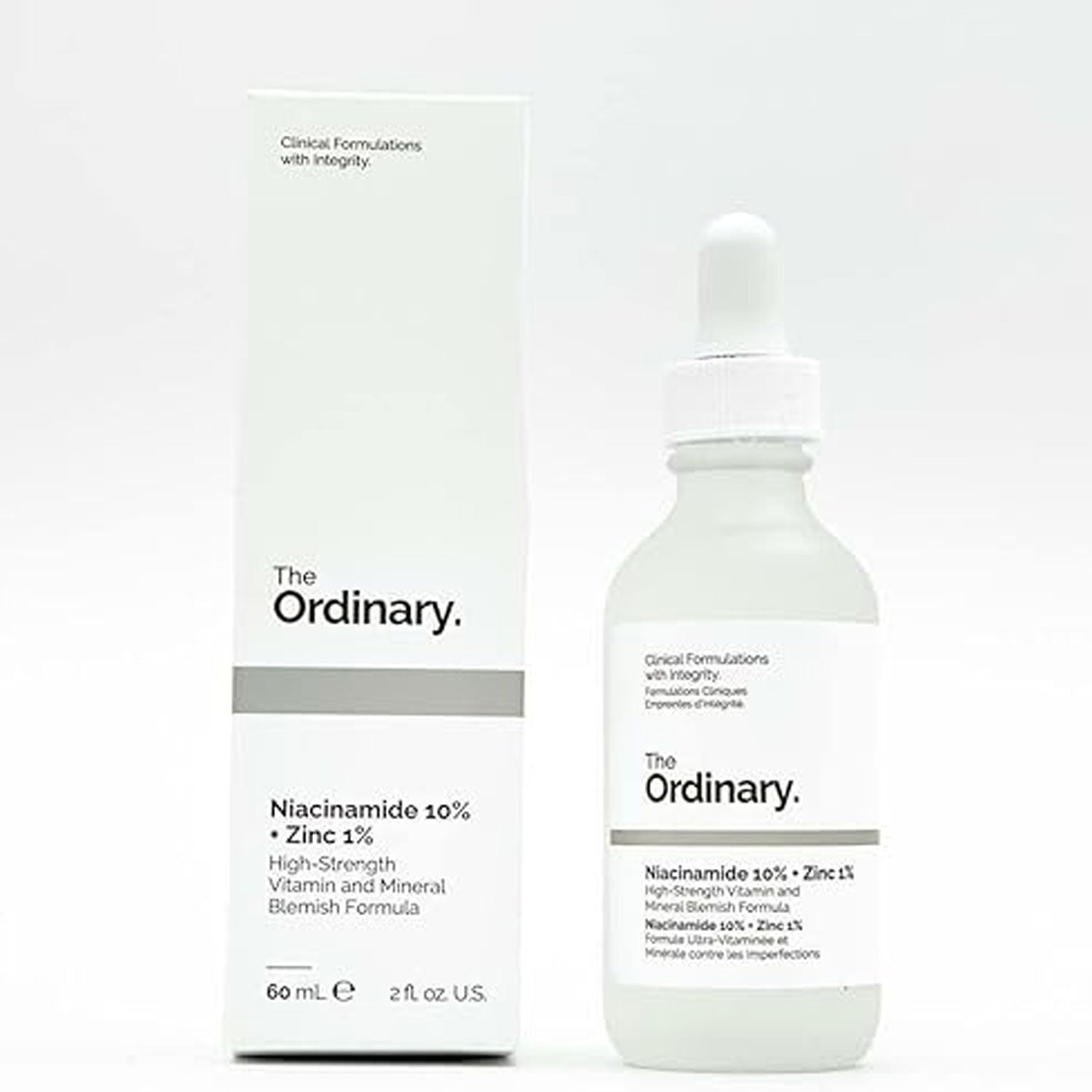 The Ordinary Niacinamide 10% + Zinc 1% 60ml - Reduce the appearance of skin blemishes and congestion