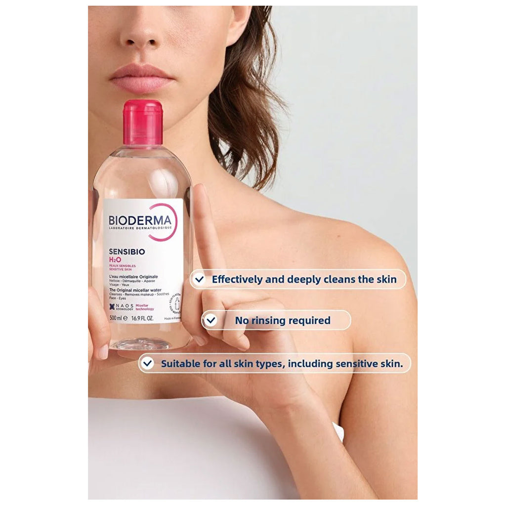 Bioderma Sensibio H2O Micellar Make-up Cleansing Water Sensitive and Normal Skin 500 ml