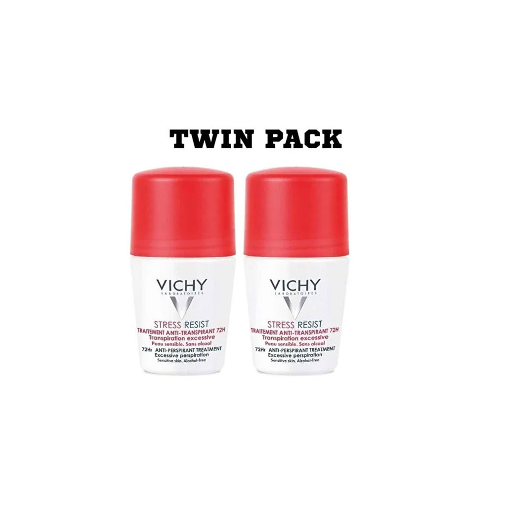 Vichy 72 Hours Stress Resist Excessive Perspiration Deodorant 50ml (2 x 50ml)