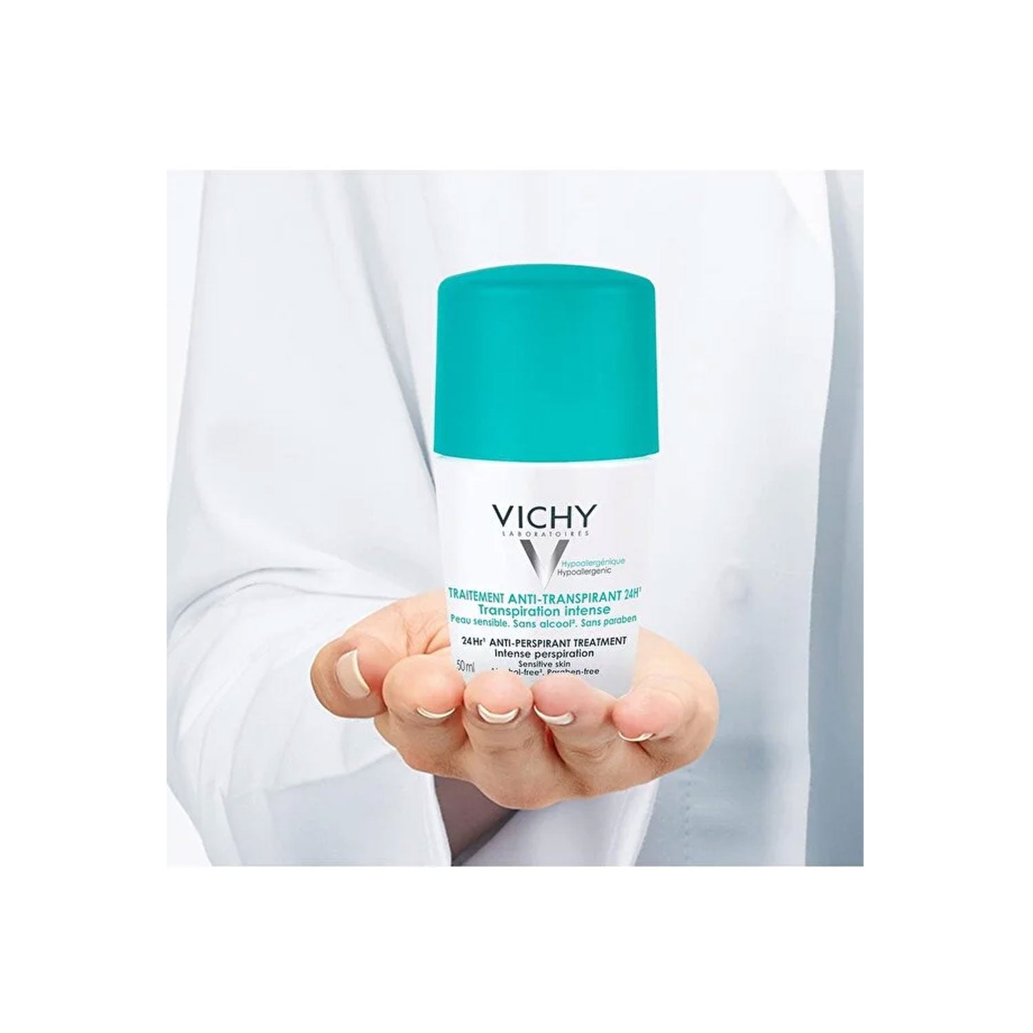 Vichy Anti-sweat And Anti-odor 48 Hour Effective Roll-on Deodorant 50 ml