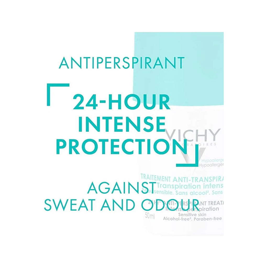 Vichy Anti-sweat And Anti-odor 48 Hour Effective Roll-on Deodorant 50 ml
