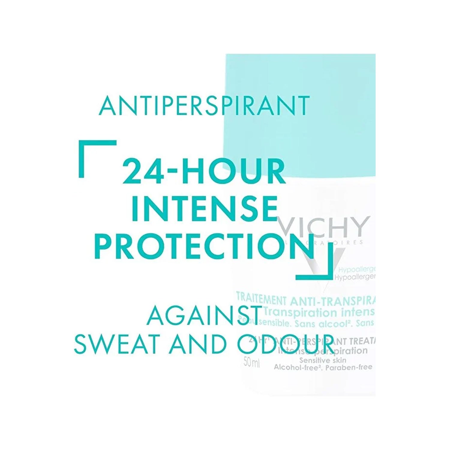 Vichy Anti-sweat And Anti-odor 48 Hour Effective Roll-on Deodorant 50 ml