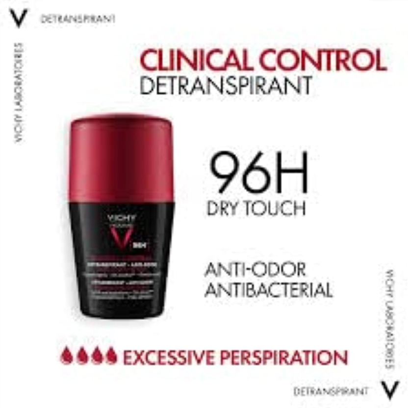 Vichy Homme Clinical Control Deperspirant 96h 50 ml