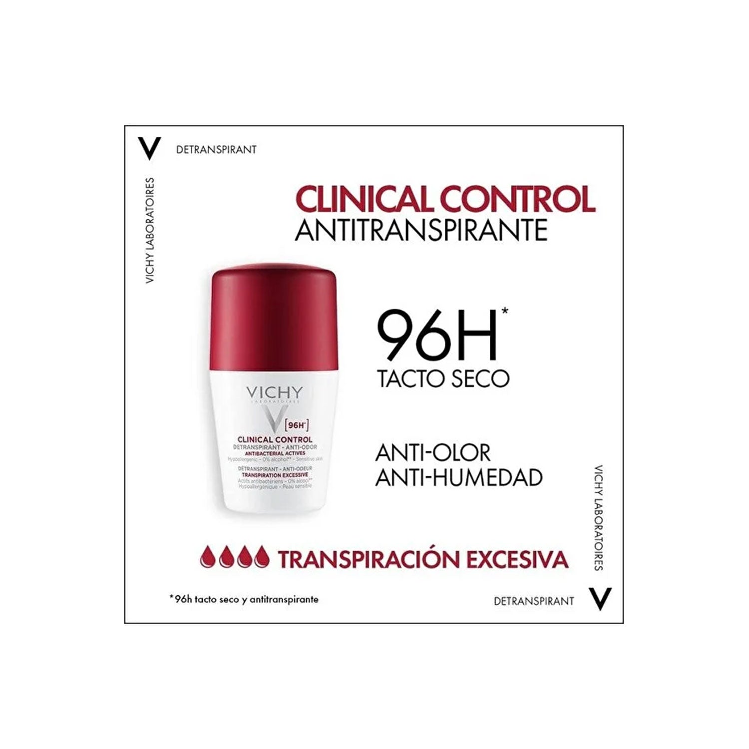 Vichy Deo Clinical Control 96H 50Ml