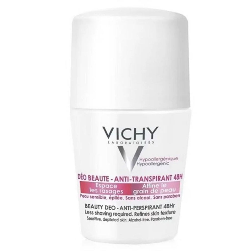 Vichy Deodorant Roll-On Sensitive Anti-Transpirant 48H – Twin Pack (2 x 50ml)