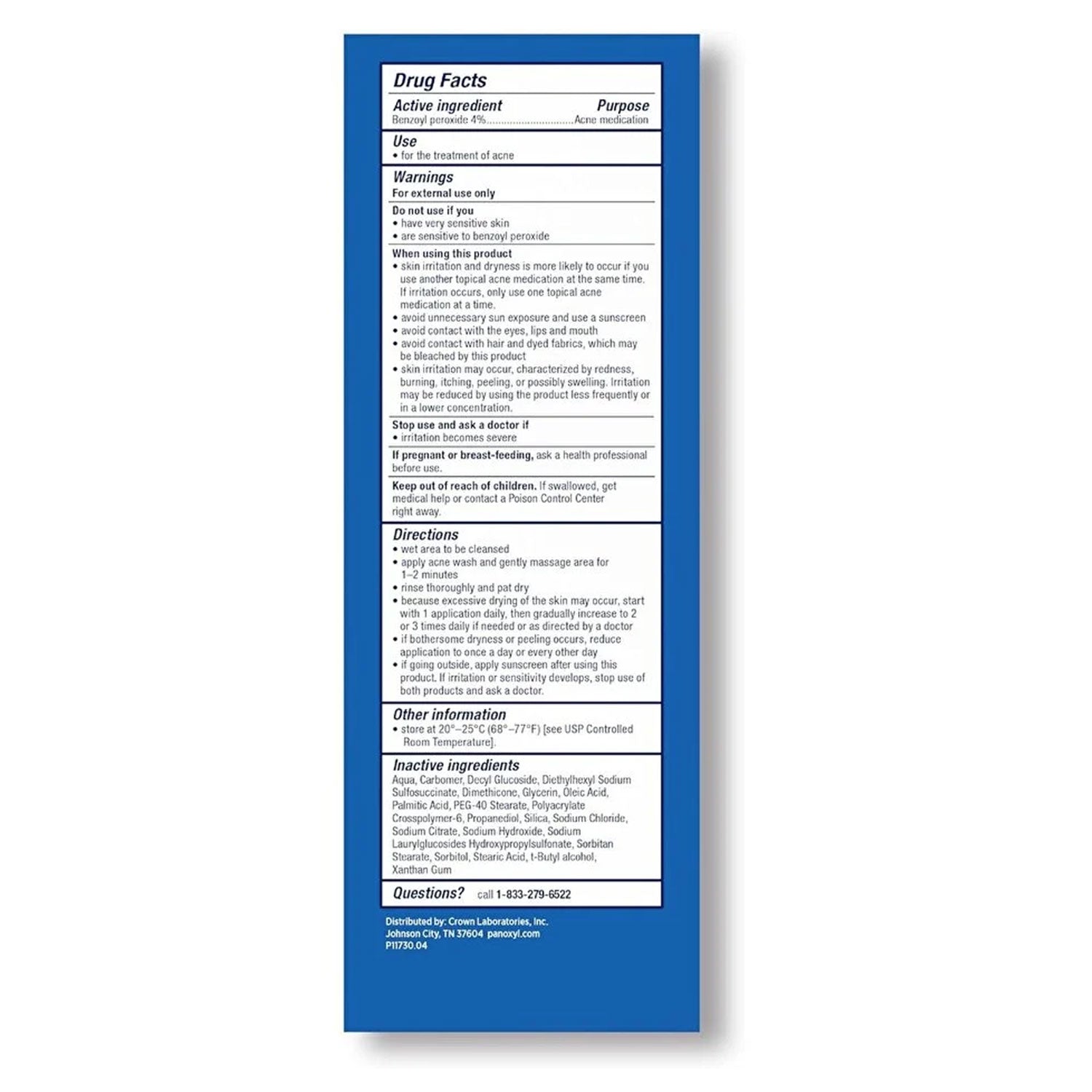 Panoxyl Acne Creamy Wash 4%